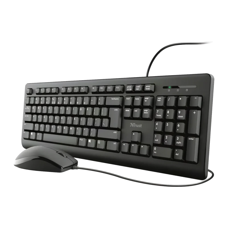Trust Noir USB (filaire) Espagnol TKM-250 Clavier et souris