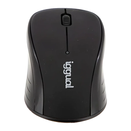 iggual WOM Basic 1600 DPI Noir 3 boutons 2,4GHz Souris sans fil