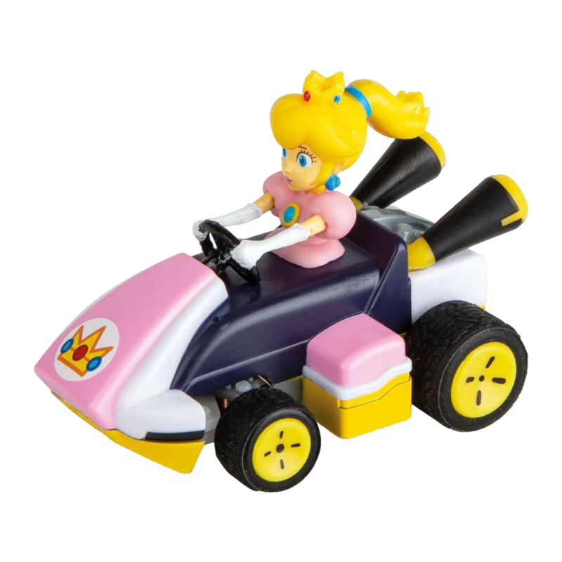 Voiture Carrera Mario Kart Mini RC 2,4 GHz Peach 1:50 5km/h 15min