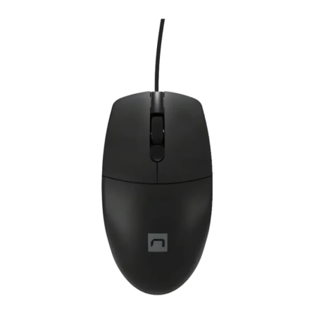Natec Ruff Plus Noir Filaire USB Droitiers 3 boutons 69 g Souris ergonomique