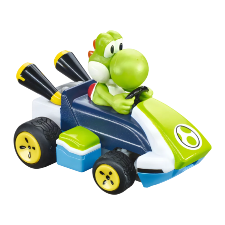 Voiture Carrera Mario Kart Mini RC Yoshi 2,4GHz Vert 1:50 5km/h 15min