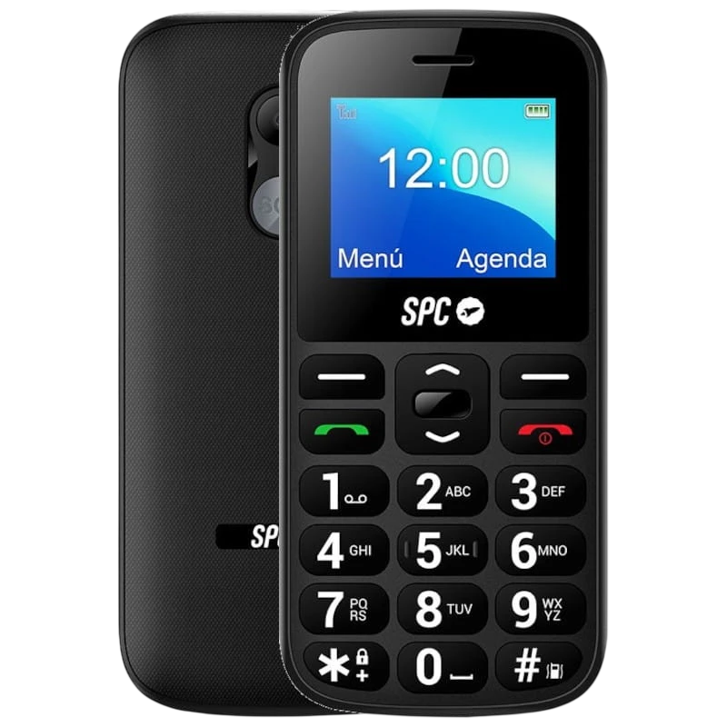 SPC Fortune 2 4G Noir 1,77 pouces Téléphone portable basique