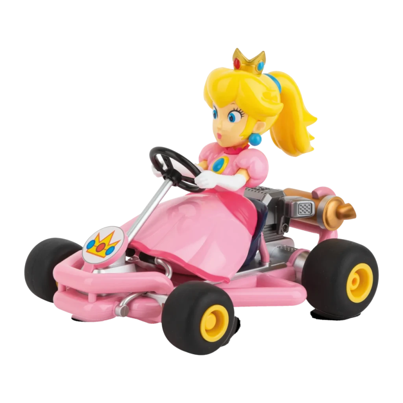 Carrera Mario Kart Pipe Kart Princess Peach 1:18 Rose 9km/h 30min 320mAh Voiture RC