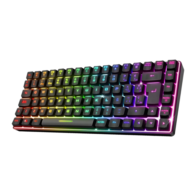 Spirit of Gamer Elite K70 RGB Switch Semi-Mécanique Noir 65% Clavier gaming sans fil