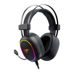 Havit H2016D RGB Jack 3,5 mm + USB Arceau avec micro Boom Casque gaming