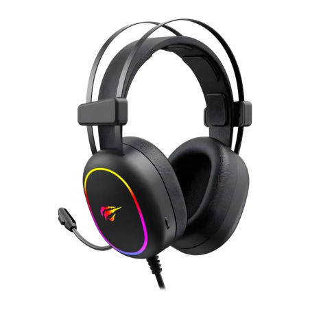 Havit H2016D RGB Jack 3,5 mm + USB Arceau avec micro Boom Casque gaming