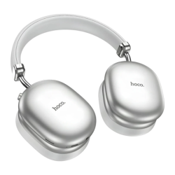 Hoco W35 Max Argent Arceau ANC Bluetooth 5.4 IP65 Casque sans fil