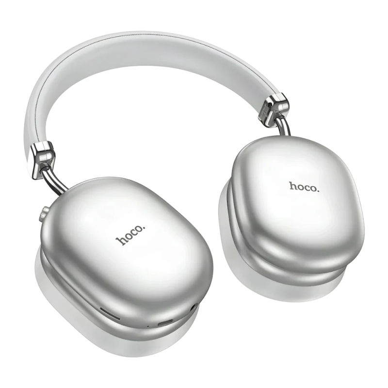 Hoco W35 Max Argent Arceau ANC Bluetooth 5.4 IP65 Casque sans fil