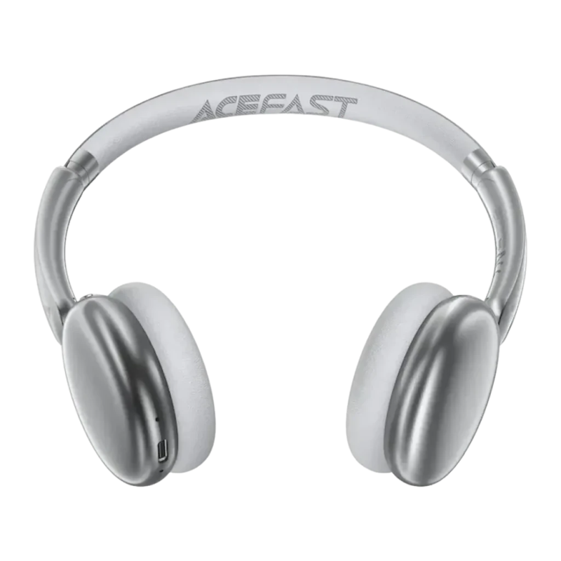 Acefast H8 Argent Arceau ANC Bluetooth 5.4 60h Casque sans fil