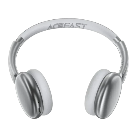 Acefast H8 Argent Arceau ANC Bluetooth 5.4 60h Casque sans fil
