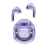 Acefast T8 Crystal Purple TWS In-Ear Bluetooth 5.3 30h IPX4 Écouteurs sans fil