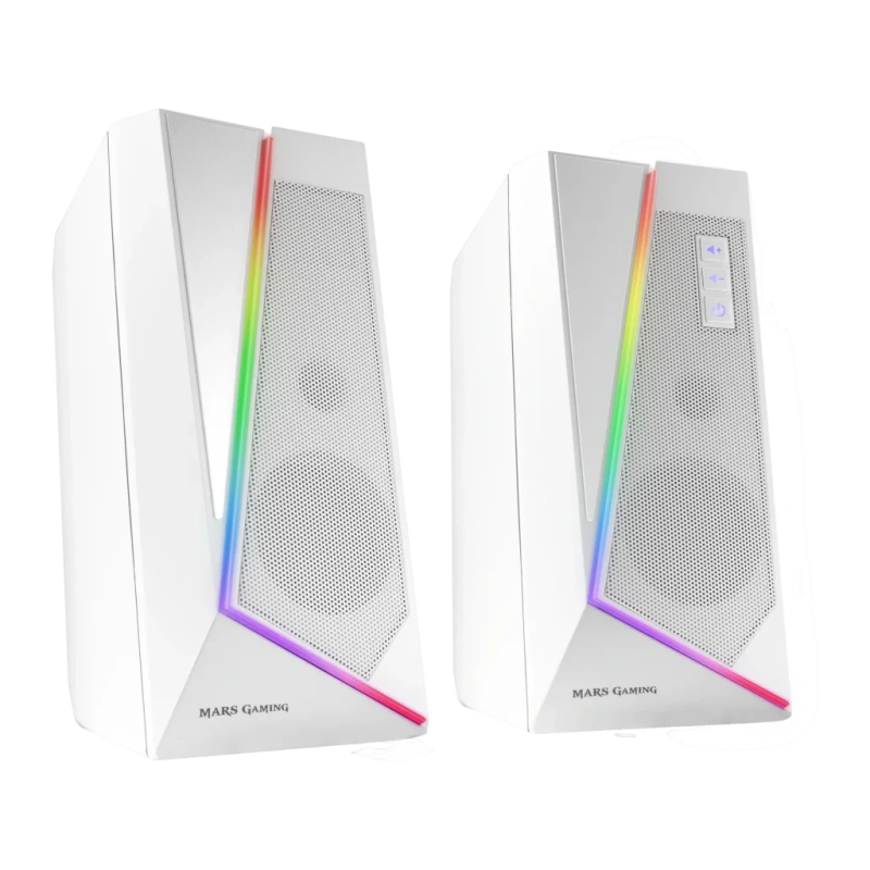 Mars Gaming MS7 2.0 20W lumières LED Bluetooth 5.0 Enceintes PC
