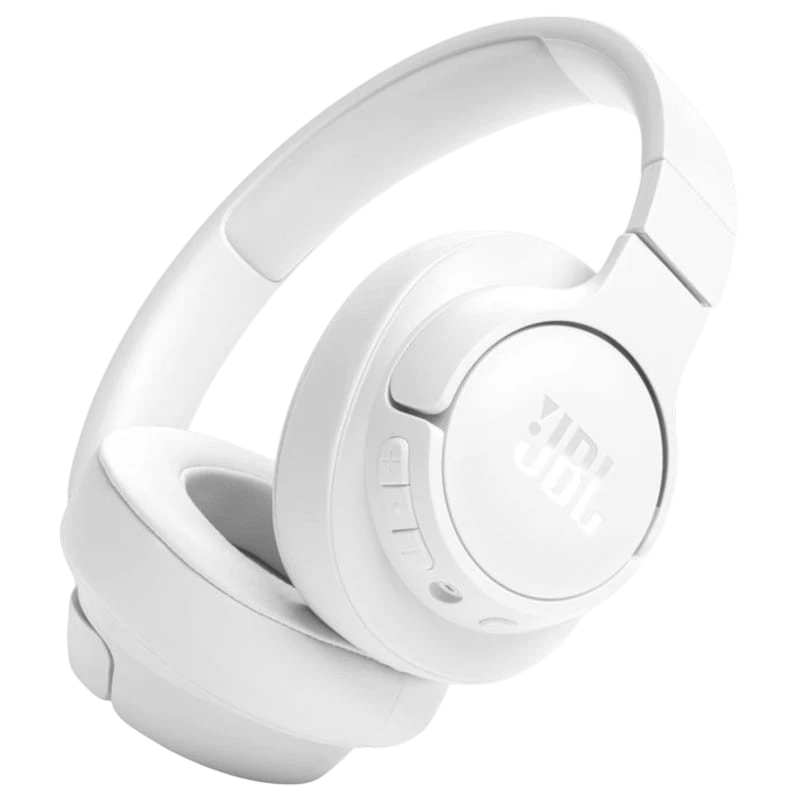 JBL Tune 720BT Blanc Arceau Bluetooth 5.3 76h Multipoint Casque sans fil