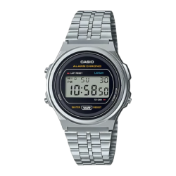 Casio Vintage A171WE-1AEF Batterie 7 Ans Résistante à l'eau