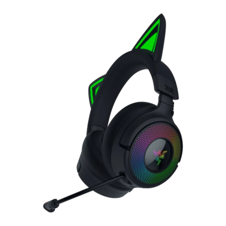 Razer Kraken Kitty V3 Pro Chroma RGB Arceau Bluetooth 5.3 Casque gaming sans fil
