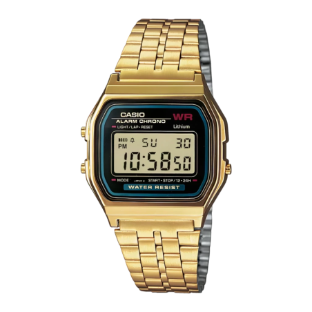 Casio Vintage A159WGEA-1EF Chronomètre Alarme Calendrier 7 Ans Montre numérique