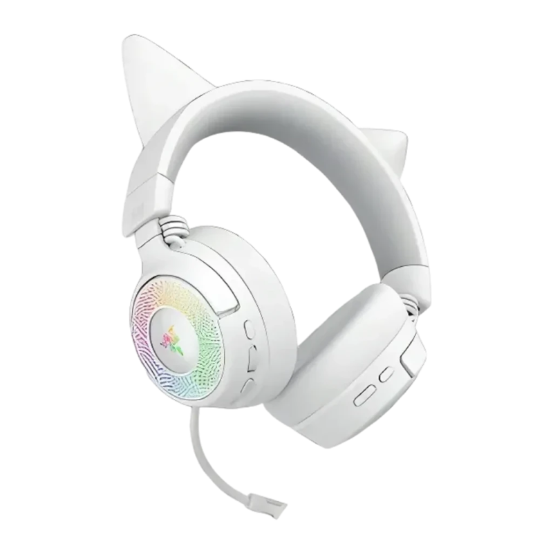 Razer Kraken Kitty V3 Pro RGB Arceau avec micro Boom Bluetooth 5.3 Casque gaming sans fil