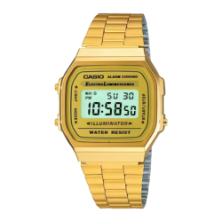 Casio A168WG-9WDF Vintage Batterie 7-10 Ans Résistante aux Éclaboussures