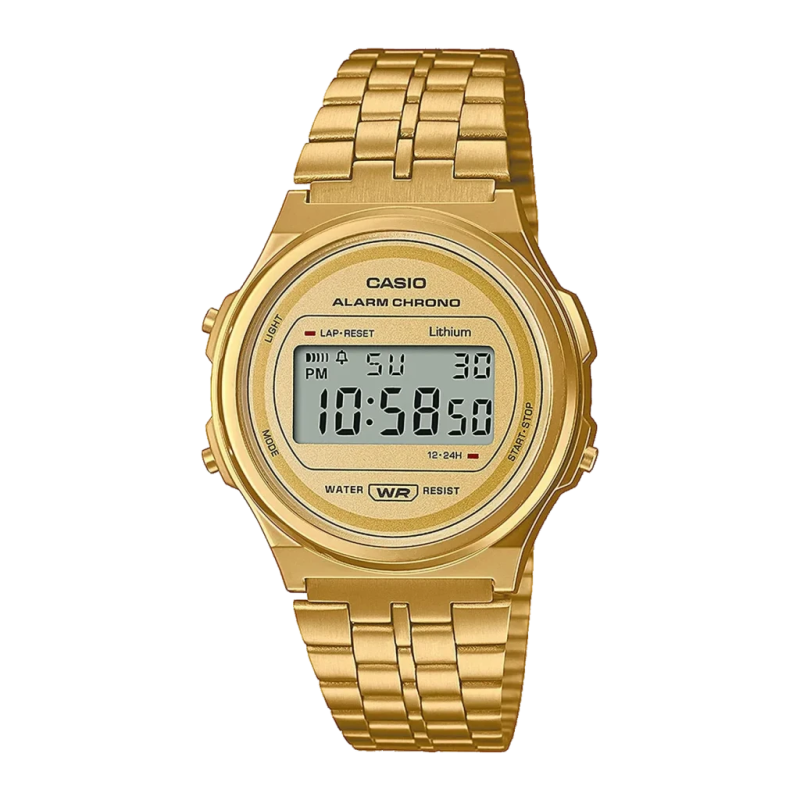 Casio Vintage A171WEG-9AEF Batterie 7 Ans Résistante à l'eau