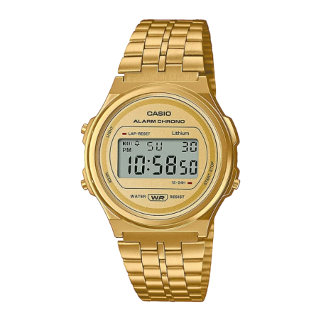 Casio Vintage A171WEG-9AEF Batterie 7 Ans Résistante à l'eau
