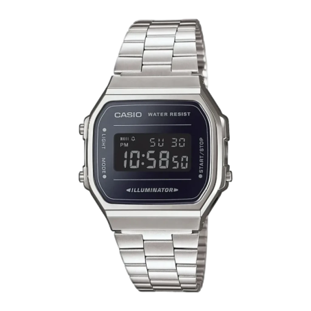 Casio Vintage A168WEM-1EF Batterie 7 Ans Résistante à l'eau