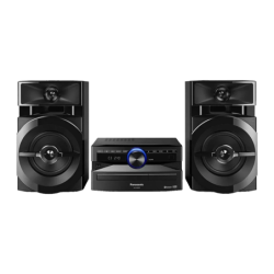 Panasonic SC-UX100E-K Chaîne hi-fi 300W radio FM entrée AUX Enceinte Bluetooth