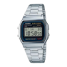 Casio A158WA-1DF Vintage Chronomètre Alarme Calendrier Montre analogique et numérique