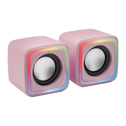 Mars Gaming MSCUBE 8W USB lumières LED Enceintes PC