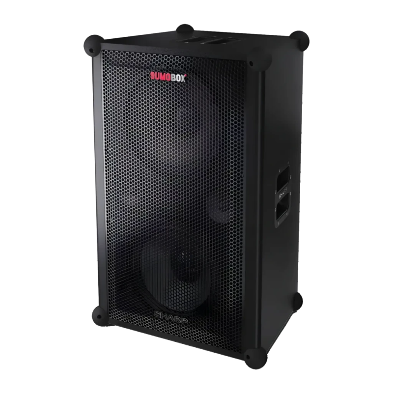 Sharp CP-LS200 SumoBox Pro 200W 8h IPX4 lumières LED entrée AUX Enceinte Bluetooth 5.0