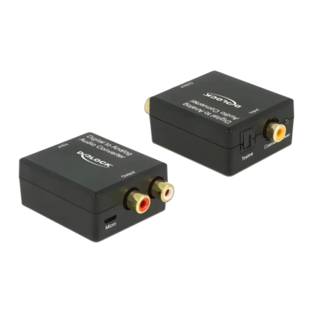 Convertisseur audio Delock 63477 DAC Numérique-Analogique 192 kHz
