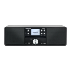 Panasonic SC-DM202EG-K Chaîne hi-fi 24W lumières LED Enceinte Bluetooth 5.0