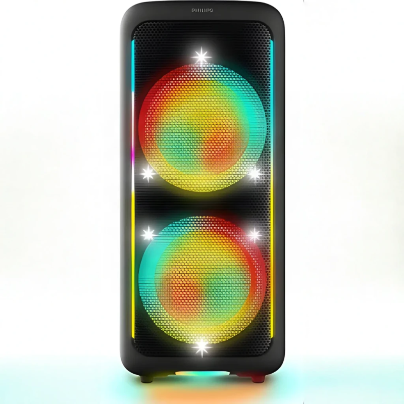 Philips TAX5000E/10 100W 14h IPX4 5200mAh lumières LED Enceinte Bluetooth 5.4