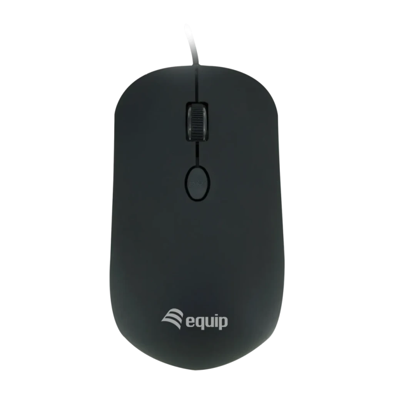 Equip Noir Câble USB 245114 1600 DPI 3 boutons Souris
