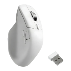 Keychron M6 30000 DPI Blanc Bluetooth + 2,4GHz 86 g Souris sans fil