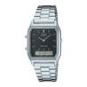 Casio Vintage AQ-230A-1DMQYES Argenté Batterie 3 Ans ISO 2281