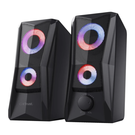 Trust GXT 606 Javv Jack 3,5mm 12W lumières RGB Enceintes PC