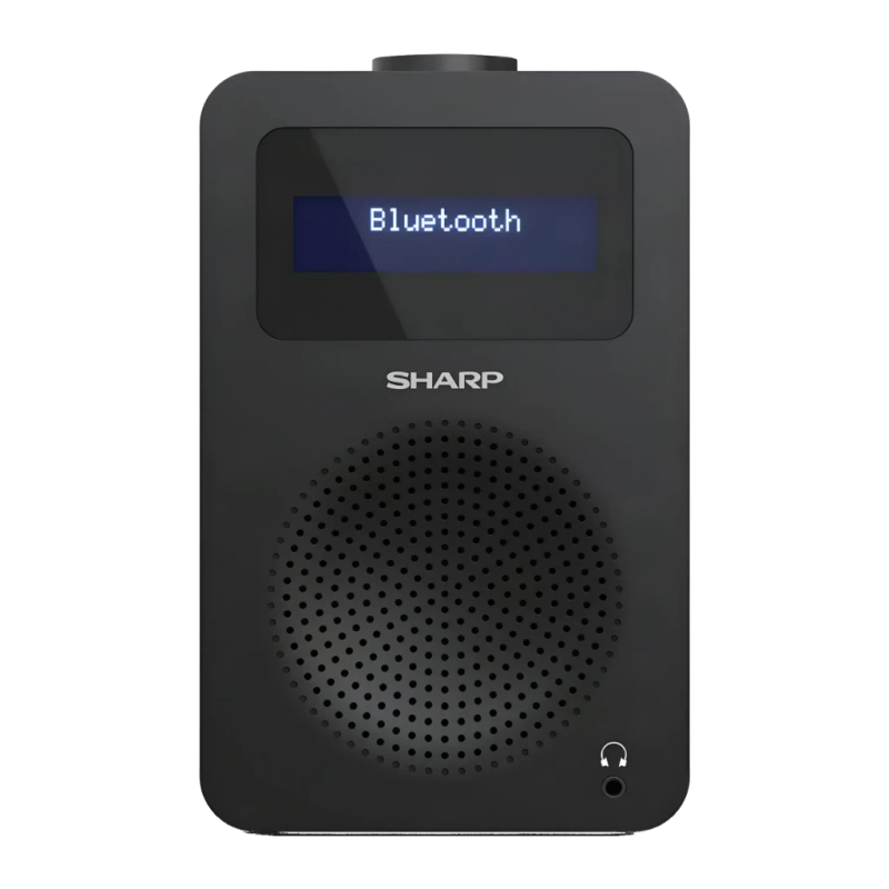 Sharp DR-430(BK) DAB+/FM DC 9V Bluetooth 5.0 LCD Radio numérique