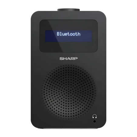 Sharp DR-430(BK) DAB+/FM DC 9V Bluetooth 5.0 LCD Radio numérique