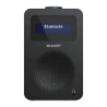Sharp DR-430(BK) DAB+/FM DC 9V Bluetooth 5.0 LCD Radio numérique