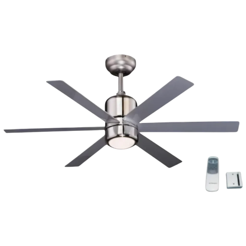 Orbegozo CP 50120 60W Lumière Chrome 3 vitesses télécommande Ventilateur de plafond