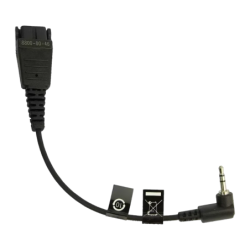 Câble audio Jabra QD vers Jack 2,5 mm Coudé 0,15 m