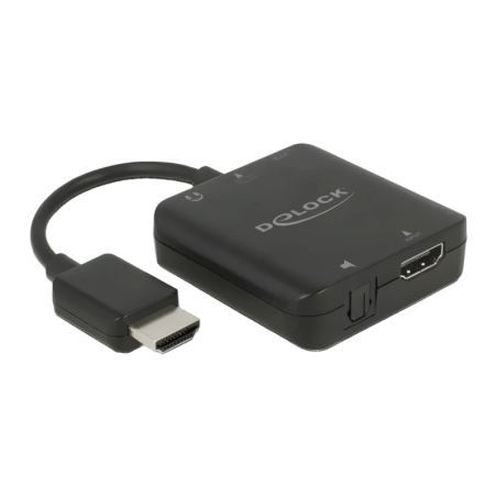 Extracteur audio Delock 63333 4K 60Hz HDMI + TOSLINK + Jack 3,5mm