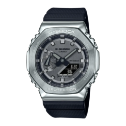 Casio G-Shock GM-2100-1A Noir Batterie 2 Ans Argent 20ATM