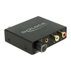 Delock 63972 DAC Numérique-Analogique 192kHz Hi-Res Convertisseur audio