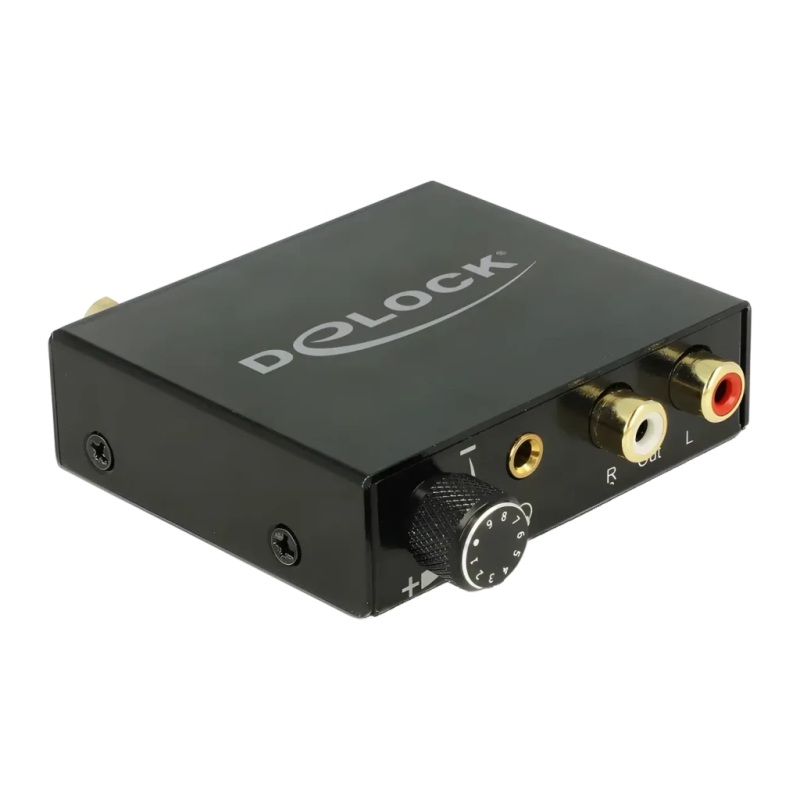 Delock 63972 DAC Numérique-Analogique 192kHz Hi-Res Convertisseur audio