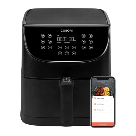 Cosori Smart 5,5L 1700W 11 programmes Noir CS158-AF écran tactile Friteuse à air
