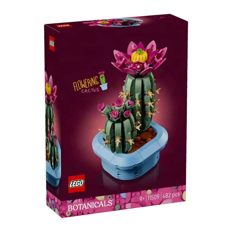 Set de construction LEGO Botanicals Cactus en Fleur 11509 482 pièces 9+ ans