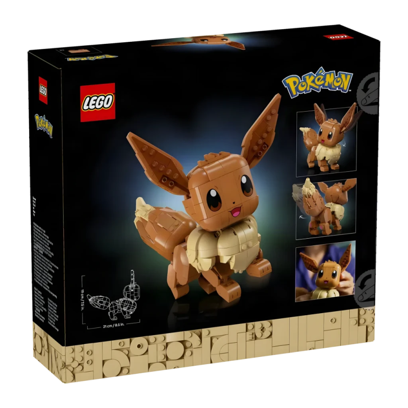 Set de construction LEGO Pokémon Eevee 72151 587 pièces 18+