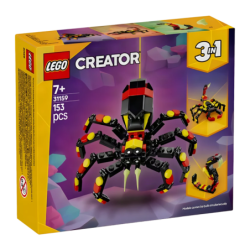LEGO Creator 3 en 1 Araignée Mystérieuse 31159 153 pièces 7+ ans