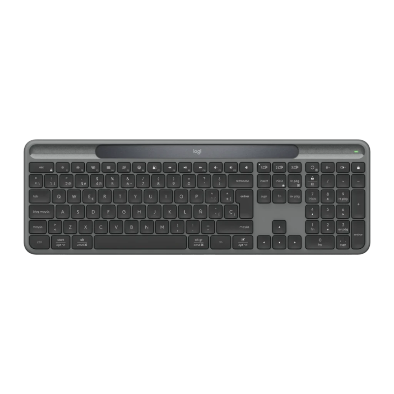 Logitech Signature Slim Solar+ K980 Graphite Bluetooth Clavier sans fil